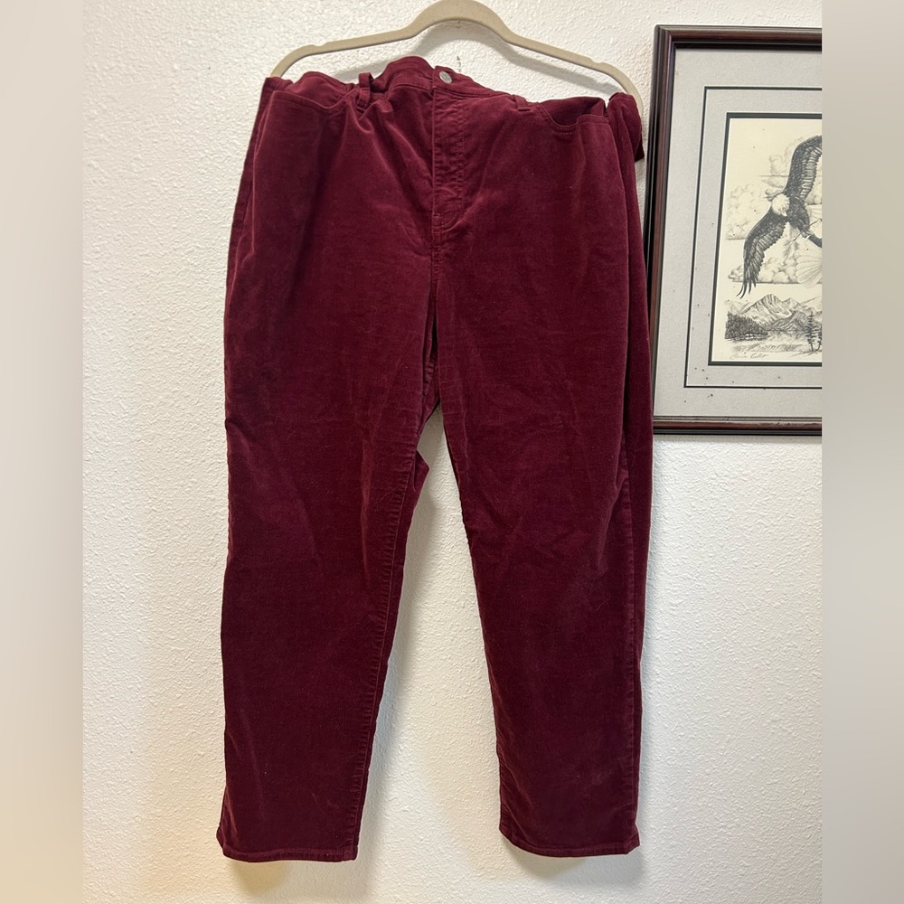 Women’s J Crew Size 35 Scarlet corduroy pants